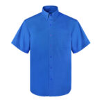 Men’s Short Sleeve Twill Button Down Shirt (7)