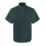 Men’s Short Sleeve Twill Button Down Shirt (7)