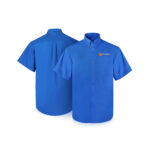 Men's Short Sleeve Twill Button Down Shirt