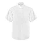 Men’s Short Sleeve Twill Button Down Shirt (7)