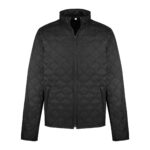 Men’s Quilted Full Zip Jacket ( Embroidered )