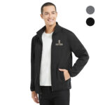 Men’s Heathered Sweater Full-Zip Fleece Jacket