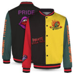 Custom Personalized Men’s Varsity Jacket(Full Color Dye Sublimated)