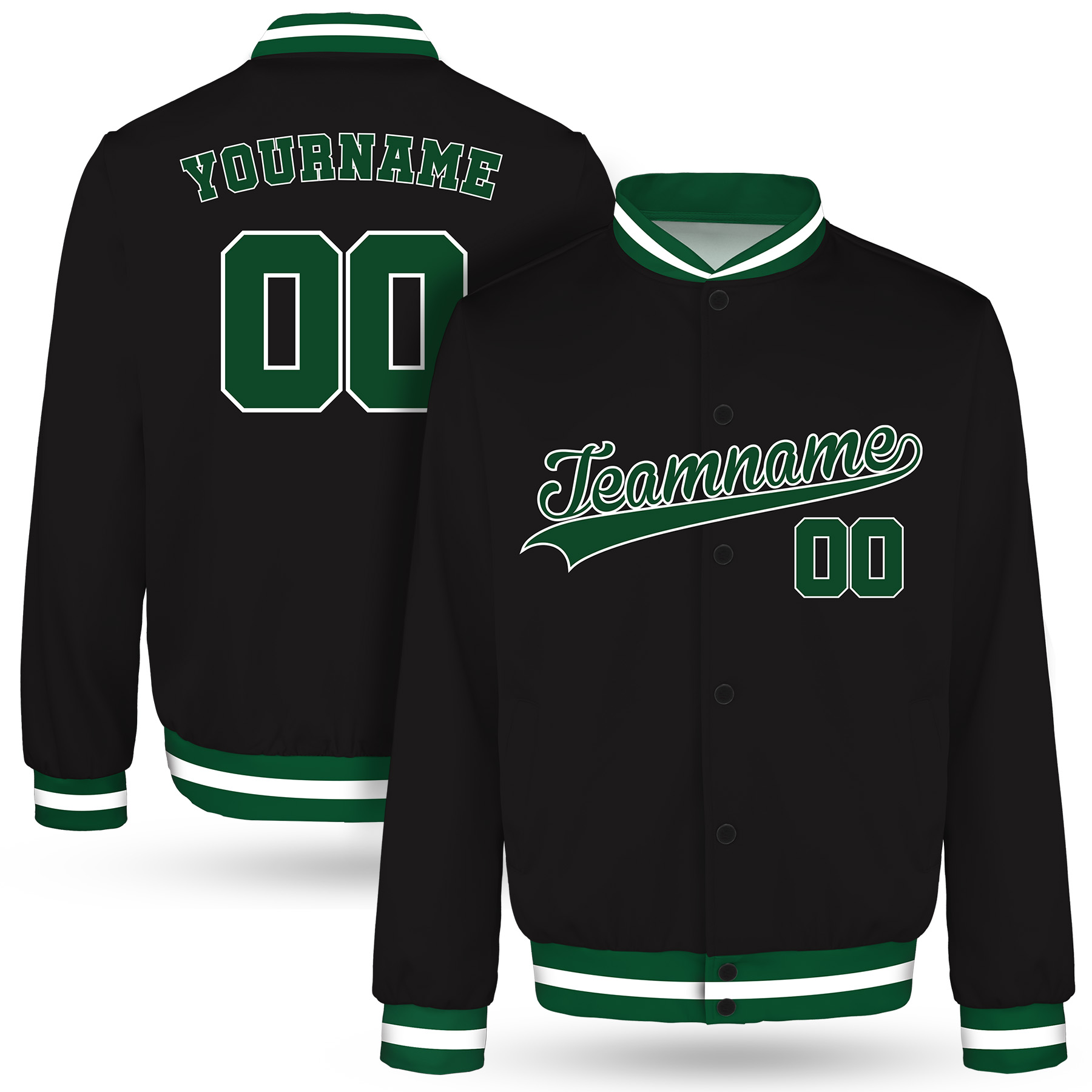 Custom Personalized Men's Varsity Jacket(Full Color Dye Sublimated) (8)