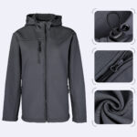 Men’s Hooded Core Soft Shell Jacket (7)