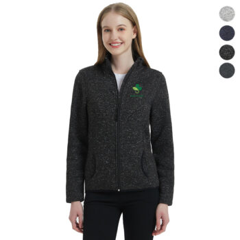 Women's Full-Zip Sweater Fleece Jacket