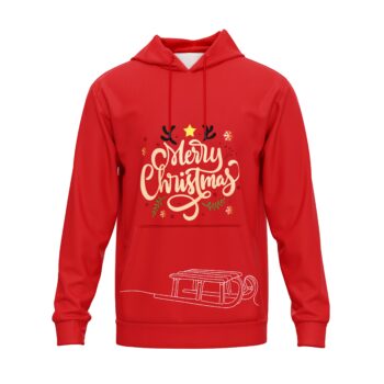 Men's Sublimated Hooded Sweatshirt With Kangaroo Pocket