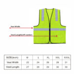 High Visibility Safety Vest with 4 Pockets