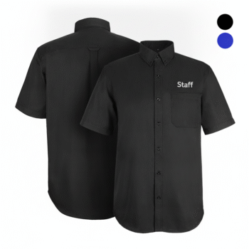Men's Short Sleeve Button Down Woven Shirt