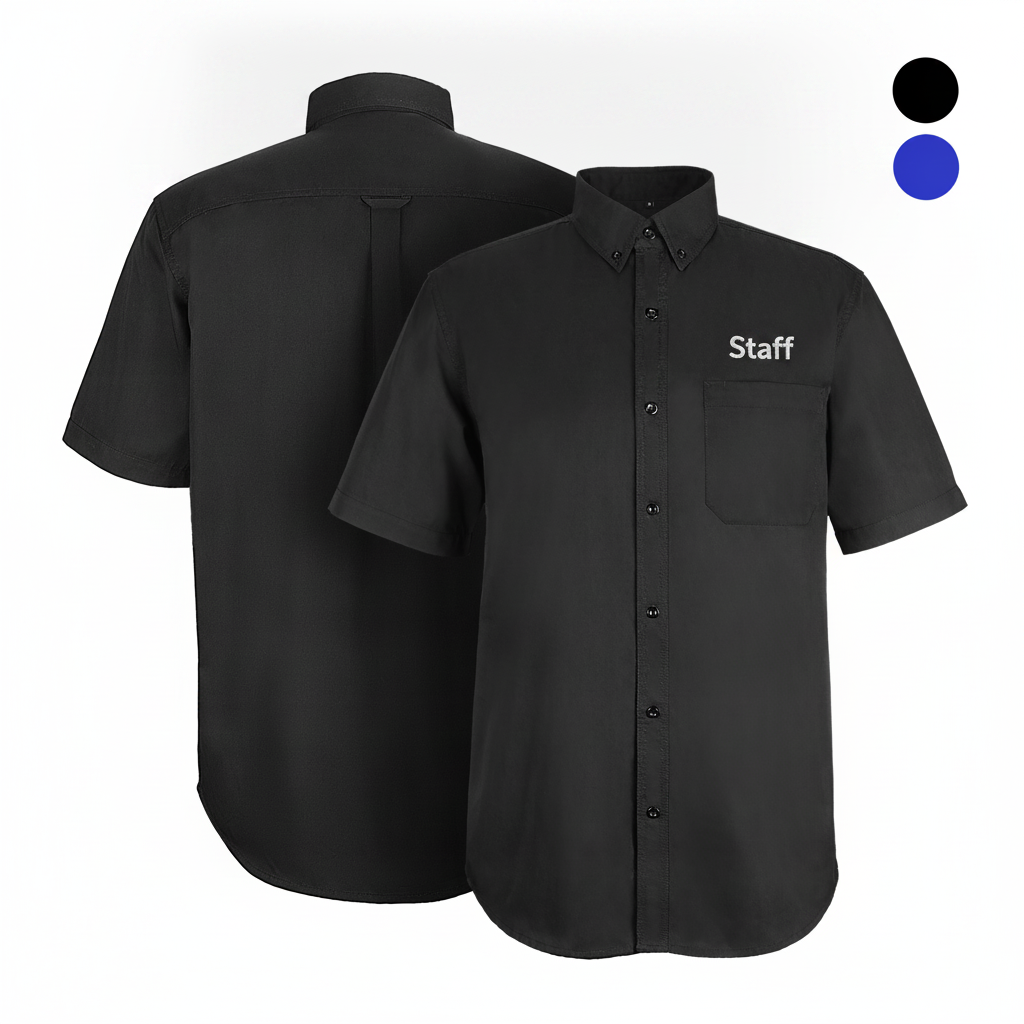 PR4108 (2) Men's Short Sleeve Button Down Woven Shirt