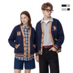 Personalized Customization Cotton Varsity Cardigan
